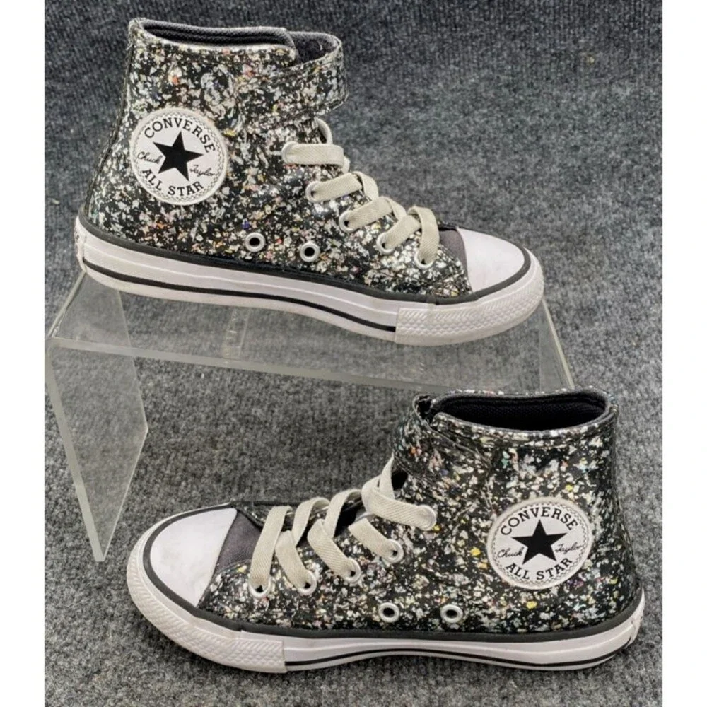 Converse Chuck Taylor All Star Hi Top Confetti Glitter Youth 12.5 A11116C